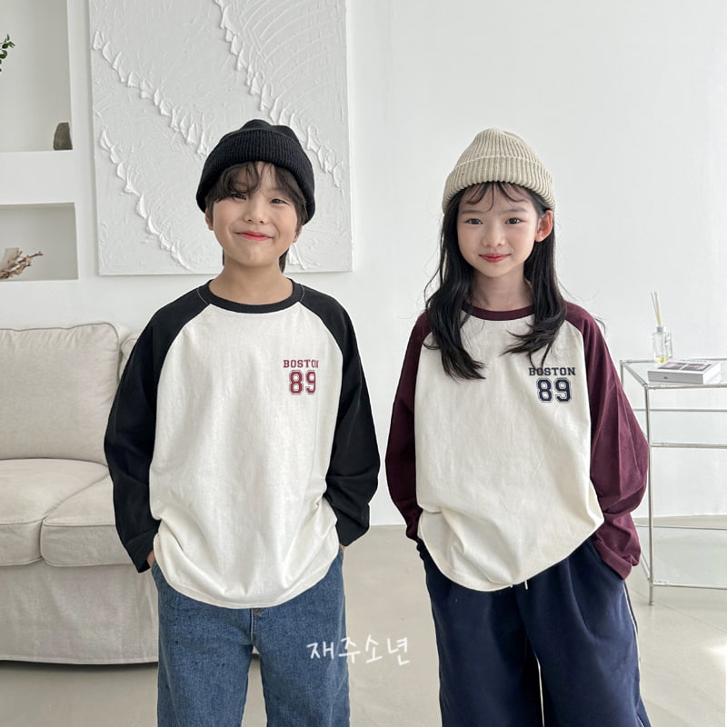 Witty Boy - Korean Children Fashion - #designkidswear - Boston Raglan Tee - 5