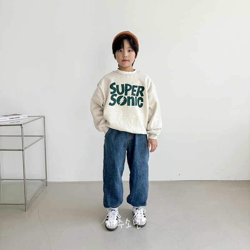 Witty Boy - Korean Children Fashion - #designkidswear - Winter Daily Denim Jogger Pants - 3