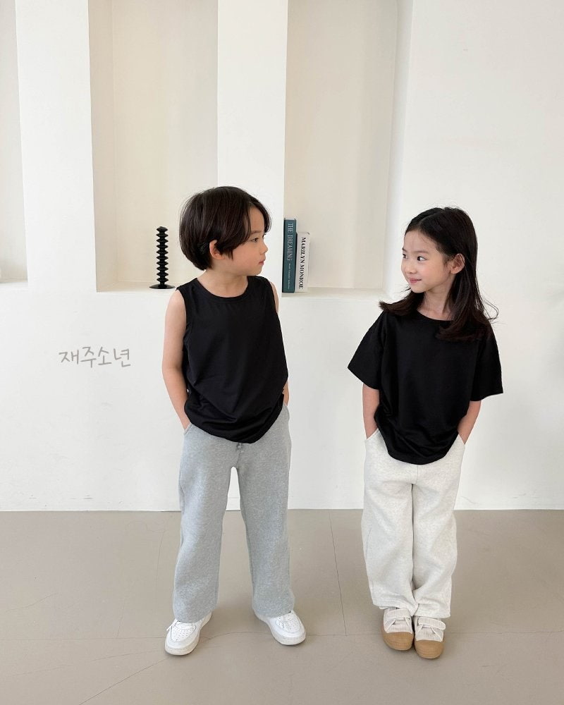 Witty Boy - Korean Children Fashion - #designkidswear - Easy Warm Inner Short Sleeve Tee - 10