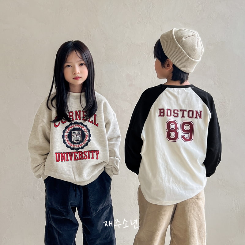 Witty Boy - Korean Children Fashion - #kidsshorts - Boston Raglan Tee - 8