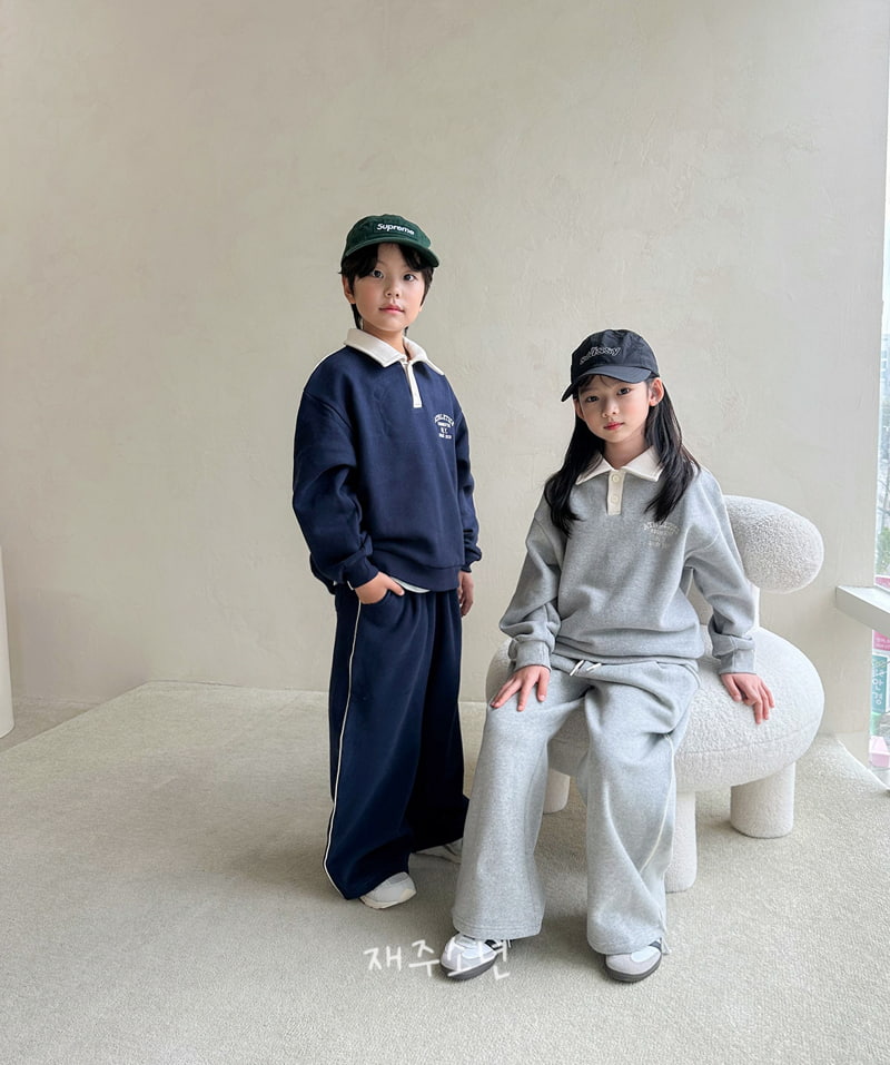 Witty Boy - Korean Children Fashion - #prettylittlegirls - Addy Collar Sweatshirt - 9