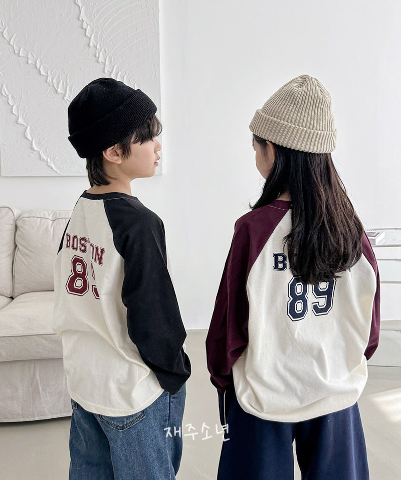 Witty Boy - Korean Children Fashion - #stylishchildhood - Boston Raglan Tee - 2