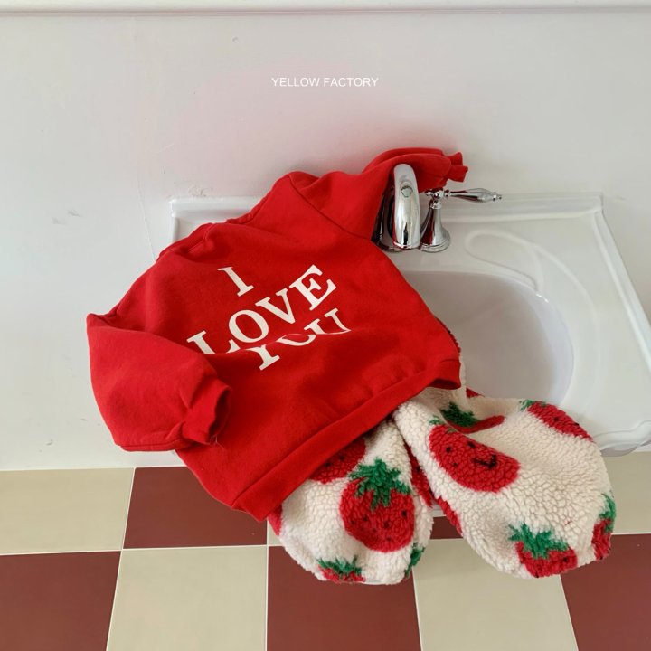 Yellow Factory - Korean Children Fashion - #childofig - I Love You Sweatshirts - 6