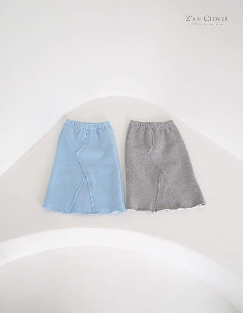Zan Clover - Korean Children Fashion - #Kfashion4kids - Slim Fit Long Skirt - 2