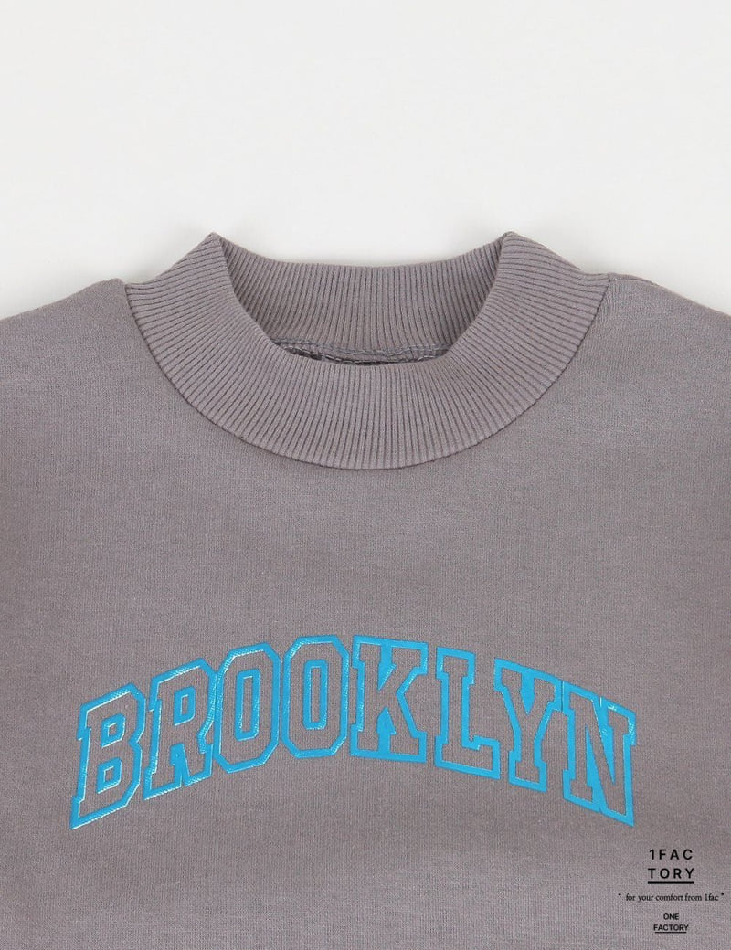 1 Fac - Korean Children Fashion - #childofig - Brooklyn Mini Logo Peach Sweatshirts - 3