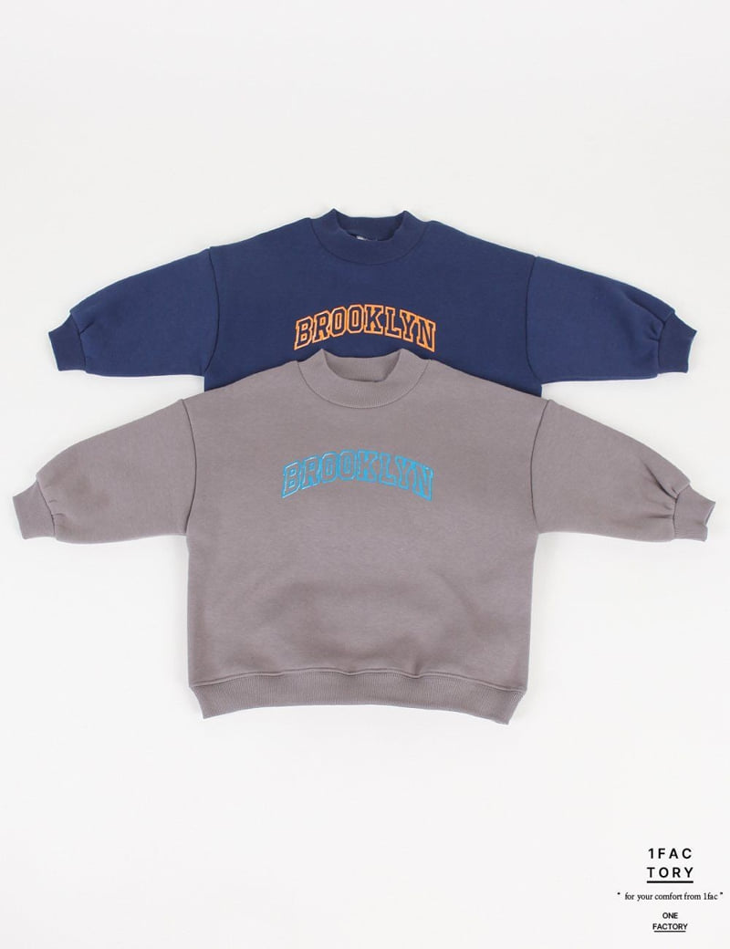 1 Fac - Korean Children Fashion - #littlefashionista - Brooklyn Mini Logo Peach Sweatshirts - 12