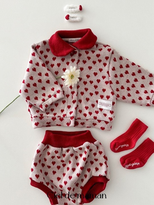 Heart Top Bottom Set