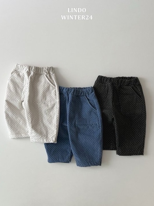 Coco Small Dot Corduroy Pants