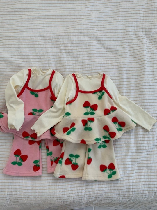 Strawberry Bustier Set