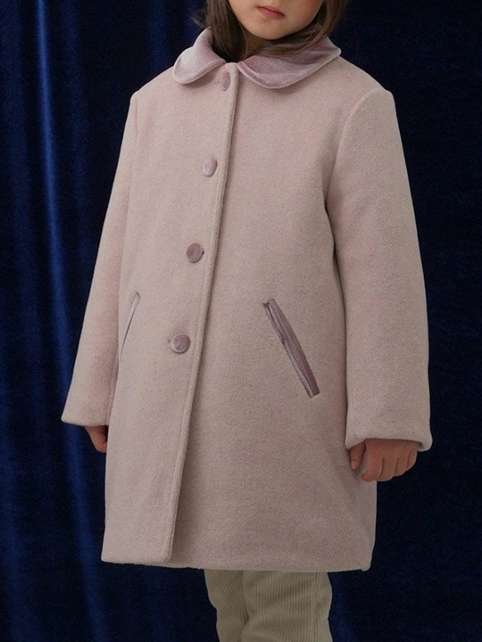 Velvet Collar Wool Coat Velvet Collar Wool Coat