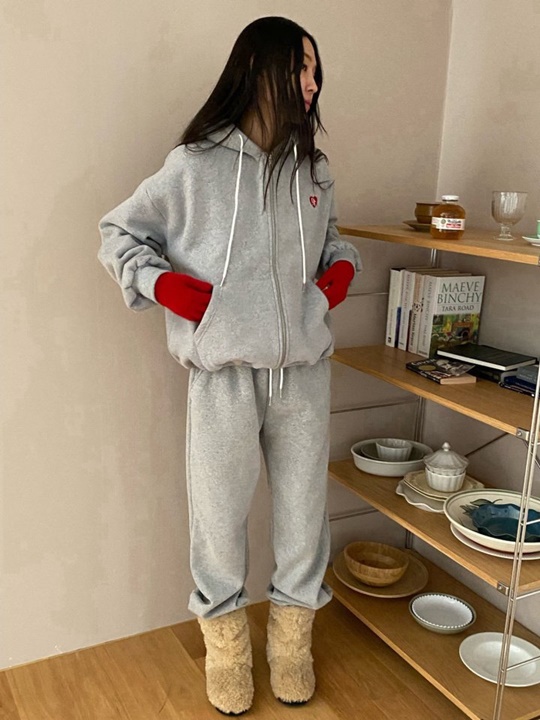 And Fleece Hood Zip-up Jacket And Fleece Hood Zip-up Jacket