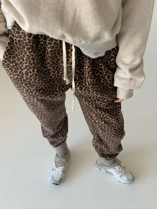 Fleece Leopard Pants Fleece Leopard Pants