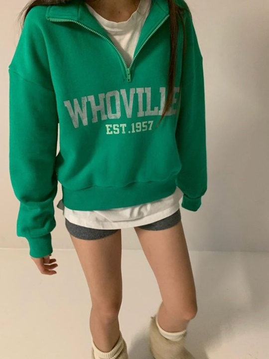 Fleece Half Zip-up Sweatshirts Fleece Half Zip-up Sweatshirts