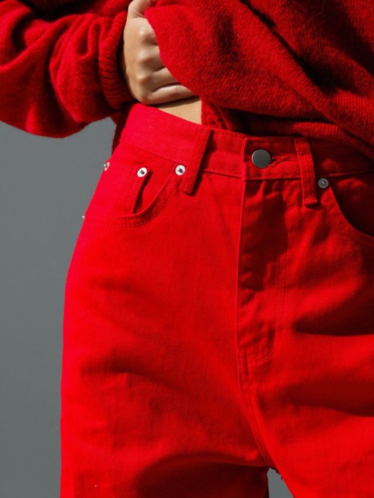 Color Point Wide Cotton Twill Trousers Color Point Wide Cotton Twill Trousers