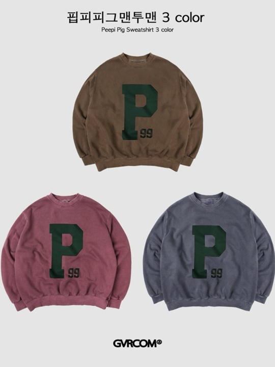 P Pigment Sweatshirts P Pigment Sweatshirts