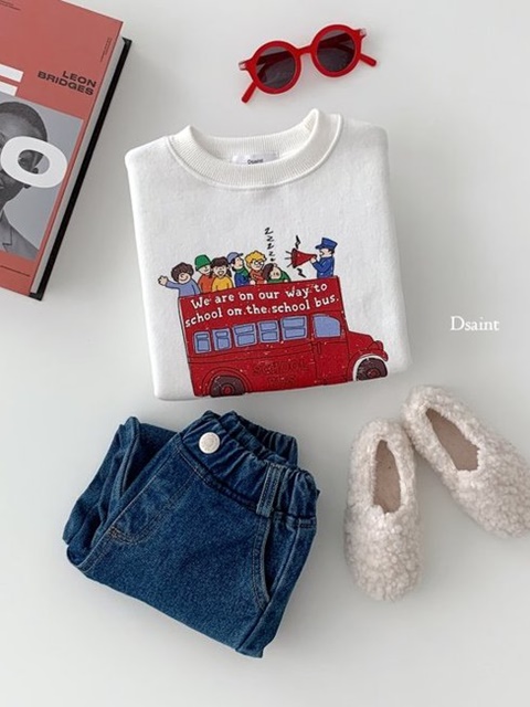 School Bus Fleece Sweatshirts School Bus Fleece Sweatshirts