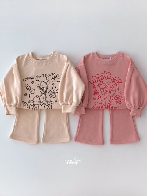 Twinkle Bootcut Fleece Top Bottom Set Twinkle Bootcut Fleece Top Bottom Set