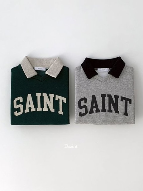 SAINT Fleece Collar Sweatshirts SAINT Fleece Collar Sweatshirts