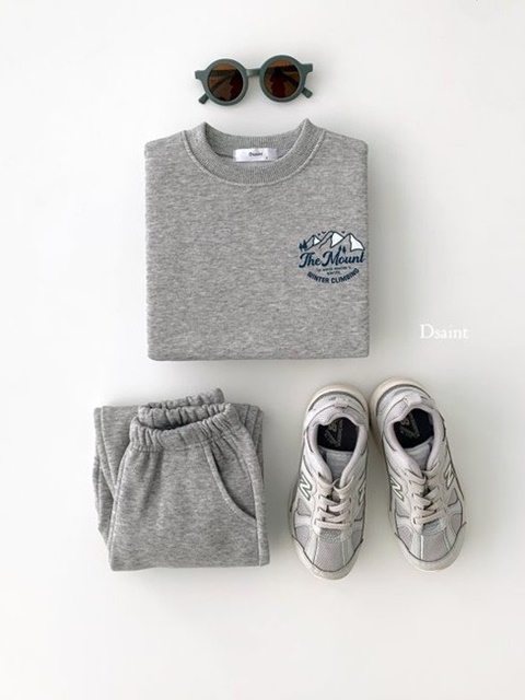 The Mountain Fleece Top Bottom Set The Mountain Fleece Top Bottom Set