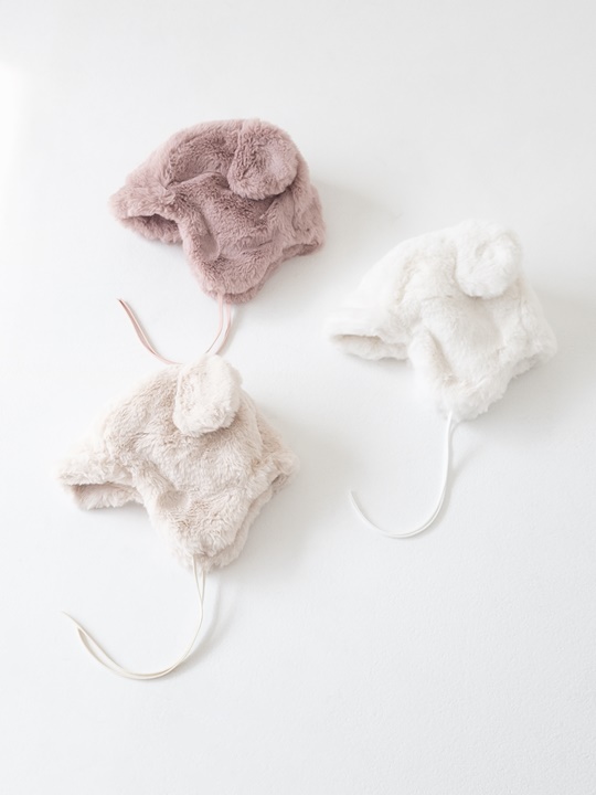 Mink Bear Warm Hat