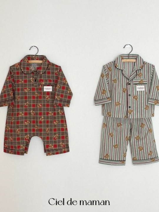 Kids Cutie Bear Pajamas Kids Cutie Bear Pajamas