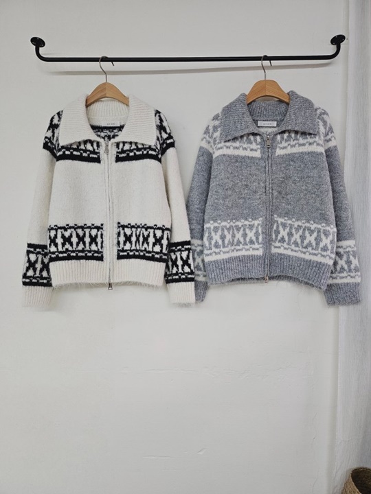 Wool Two-way Zip-up Jacket Wool Two-way Zip-up Jacket