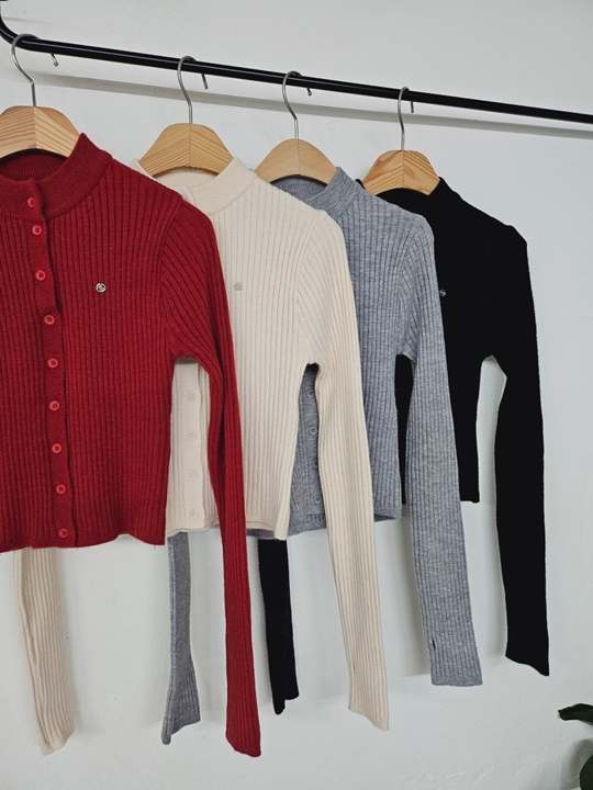 Rib Latte Cardigan Rib Latte Cardigan