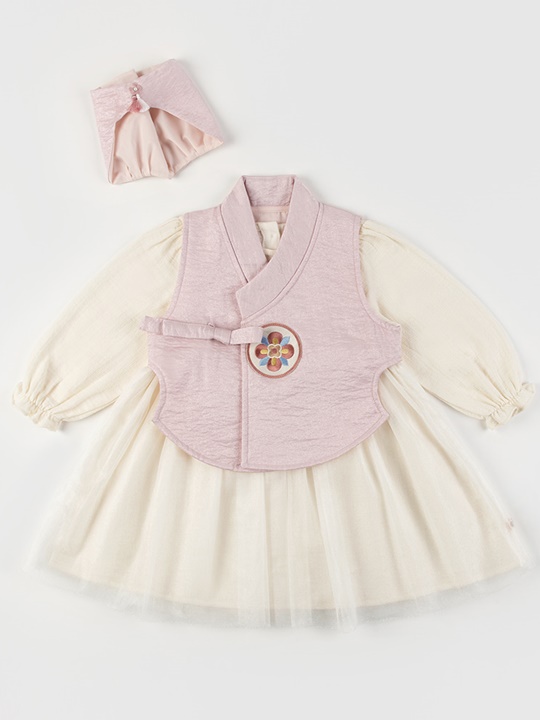 Gaonnuri One-Piece Girl Baby Hanbok Set