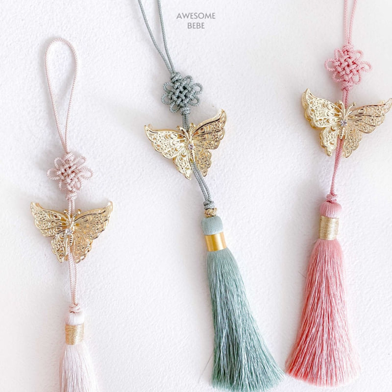 Awesome Bebe - Korean Children Fashion - #fashionkids - Butterfly Norigae - 11