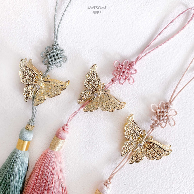 Awesome Bebe - Korean Children Fashion - #kidsshorts - Butterfly Norigae - 12
