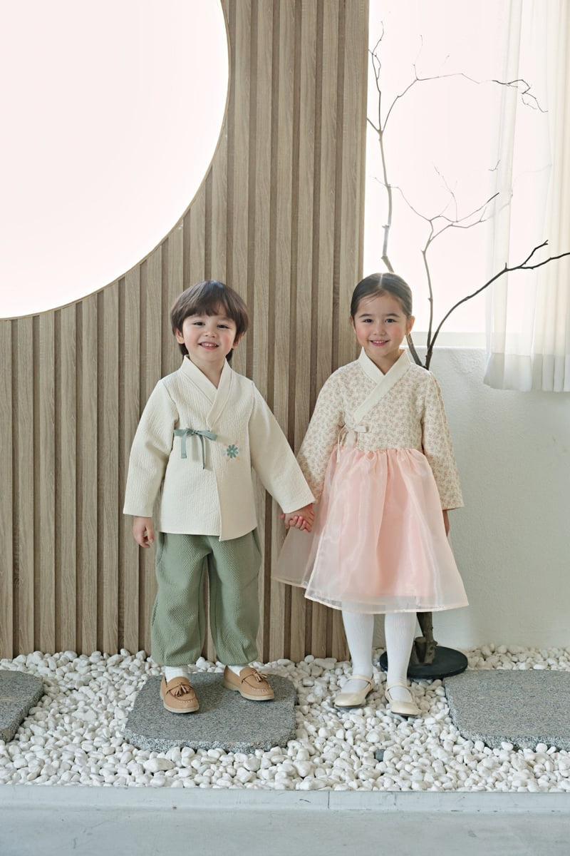 Bbb - Korean Children Fashion - #designkidswear - Kids Floral Boy Hanbok - 5