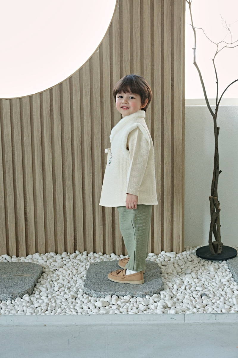 Bbb - Korean Children Fashion - #discoveringself - Floral Boy Hanbok Baeja Vest - 8