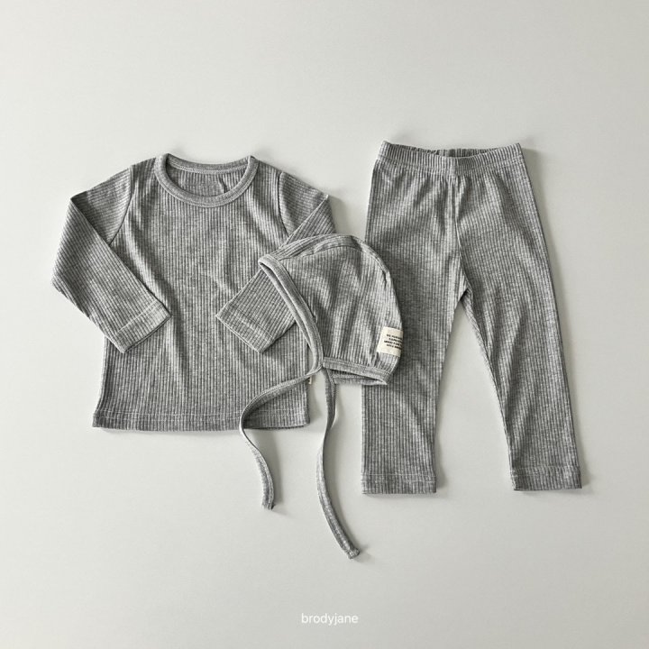 Brody Jane - Korean Baby Fashion - #babyoutfit - Basic Rib Set - 2