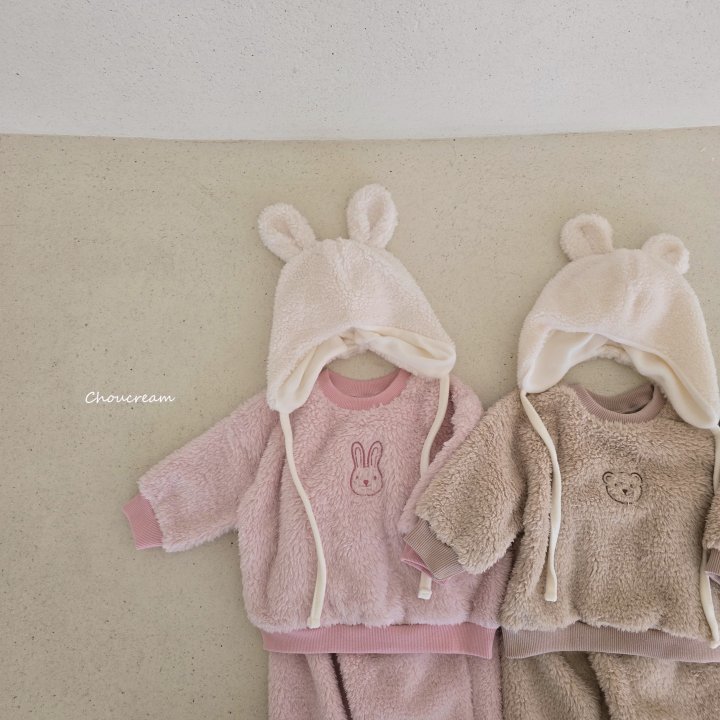 Choucream - Korean Baby Fashion - #babyoutfit - Soft Animal Set - 2