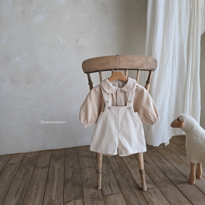 Choucream - Korean Baby Fashion - #onlinebabyshop - Coco Suspenders Pants - 11