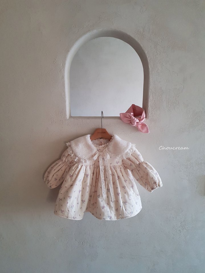 Choucream - Korean Baby Fashion - #onlinebabyboutique - Princess Padding One-piece - 4