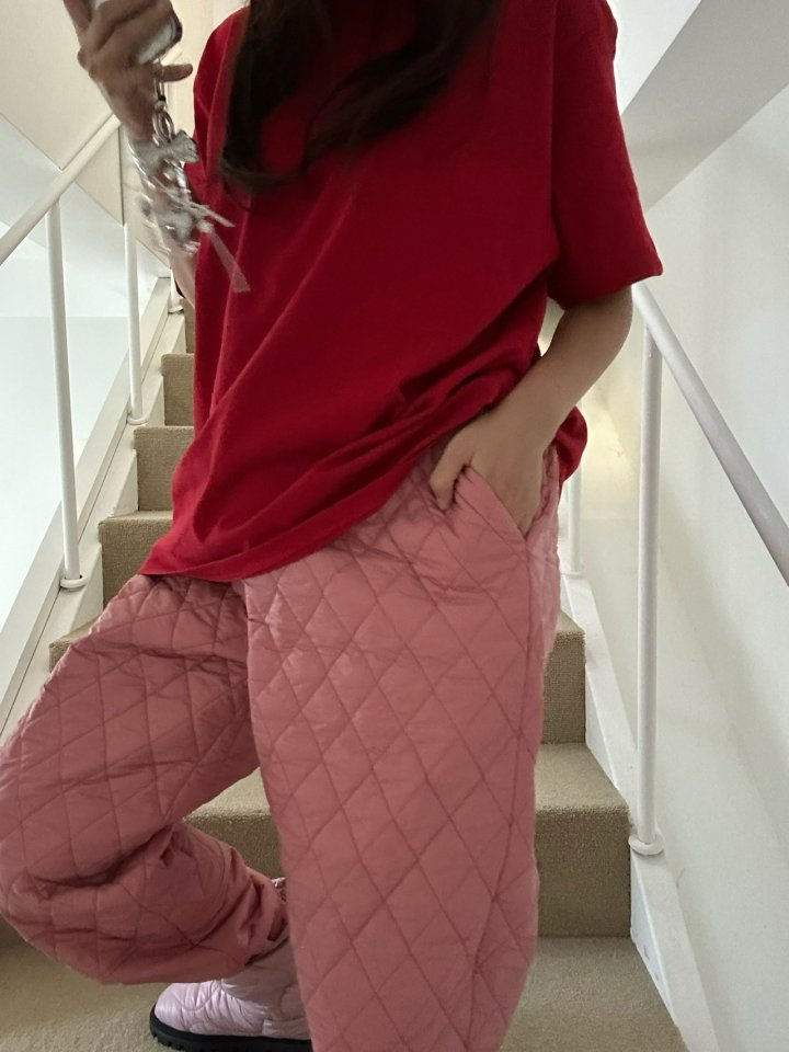 Dailyjud - Korean Women Fashion - #romanticstyle - Winter Quilted Pants - 9