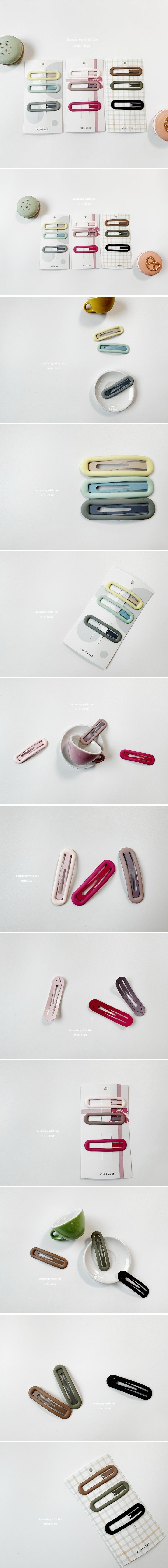 Dominico - Korean Children Fashion - #magicofchildhood - Clip Hairpin (set of 3)