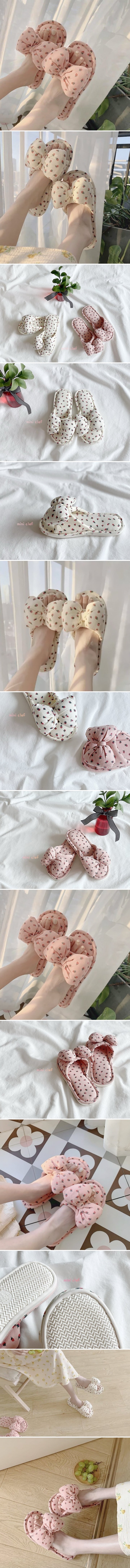 Dominico - Korean Children Fashion - #minifashionista - Strawberry Home Slippers