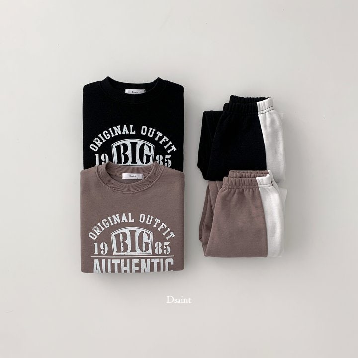 Dsaint - Korean Children Fashion - #fashionkids - Big 1985 Fleece Raglan Set - 4
