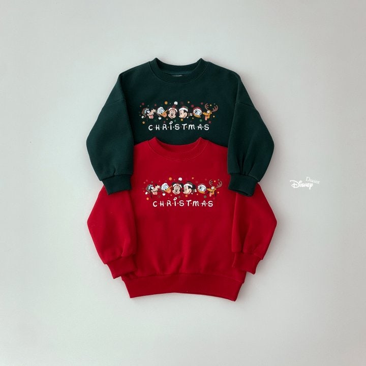Dsaint - Korean Children Fashion - #littlefashionista - Christmas Friend Fleece Sweatshirts - 2