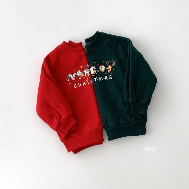 Dsaint - Korean Children Fashion - #magicofchildhood - Christmas Friend Fleece Sweatshirts - 3