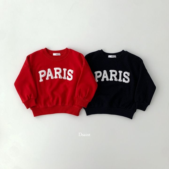 Dsaint - Korean Children Fashion - #minifashionista - Paris Boucle Fleece Sweatshirts - 2