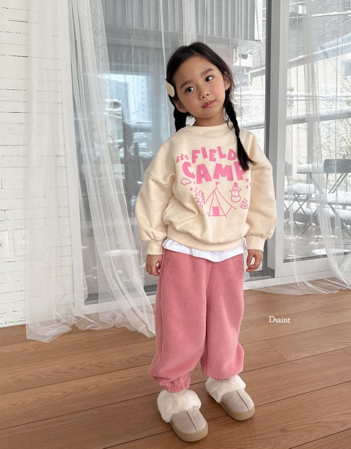 Dsaint - Korean Children Fashion - #toddlerclothing - Cotton Candy Double-sided Fleece Pants - 8