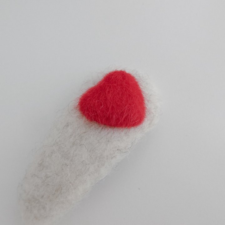 Eeiitt - Korean Women Fashion - #momslook - Big Pong Pong Heart Hairpin - 5