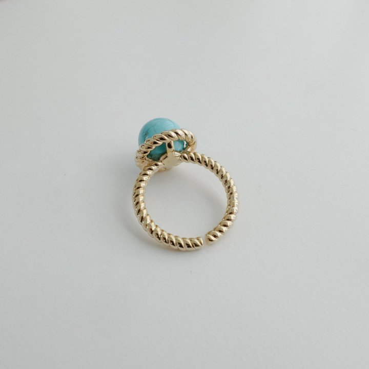 Eeiitt - Korean Women Fashion - #momslook - Adelate Gemstone Ring - 8