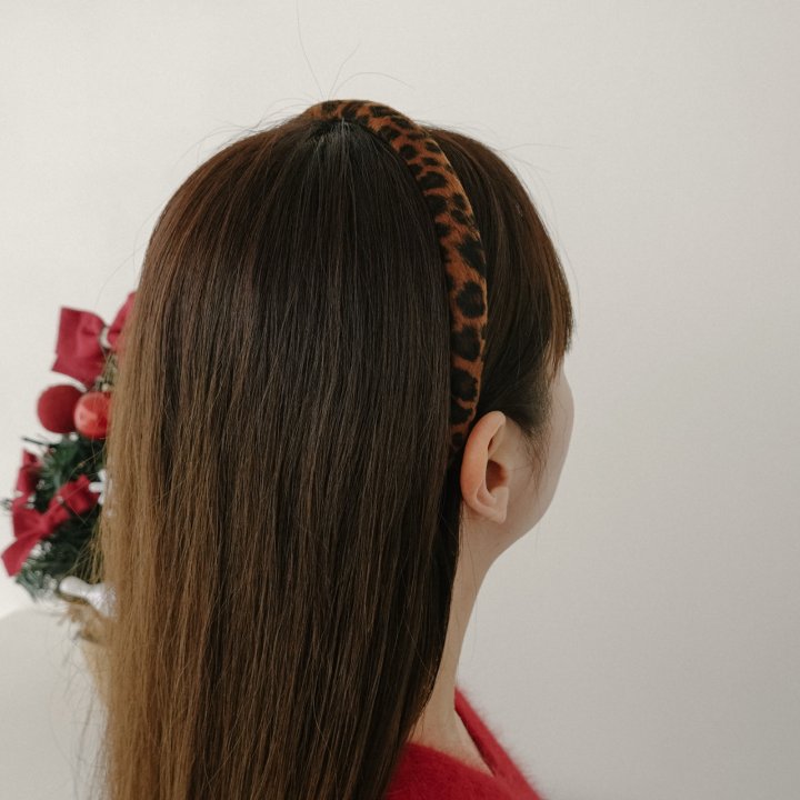 Eeiitt - Korean Women Fashion - #momslook - Slim Leopard Headband - 10