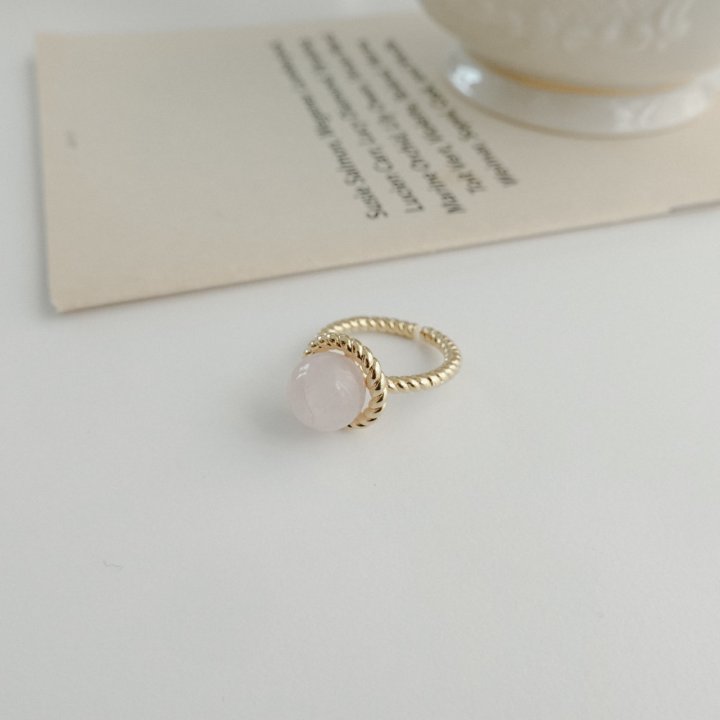 Eeiitt - Korean Women Fashion - #restrostyle - Adelate Gemstone Ring - 3