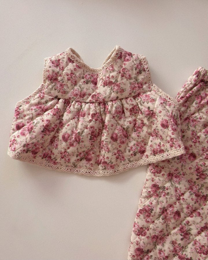 Eugenie Candies - Korean Children Fashion - #todddlerfashion - Rosalyn Vest Set - 4