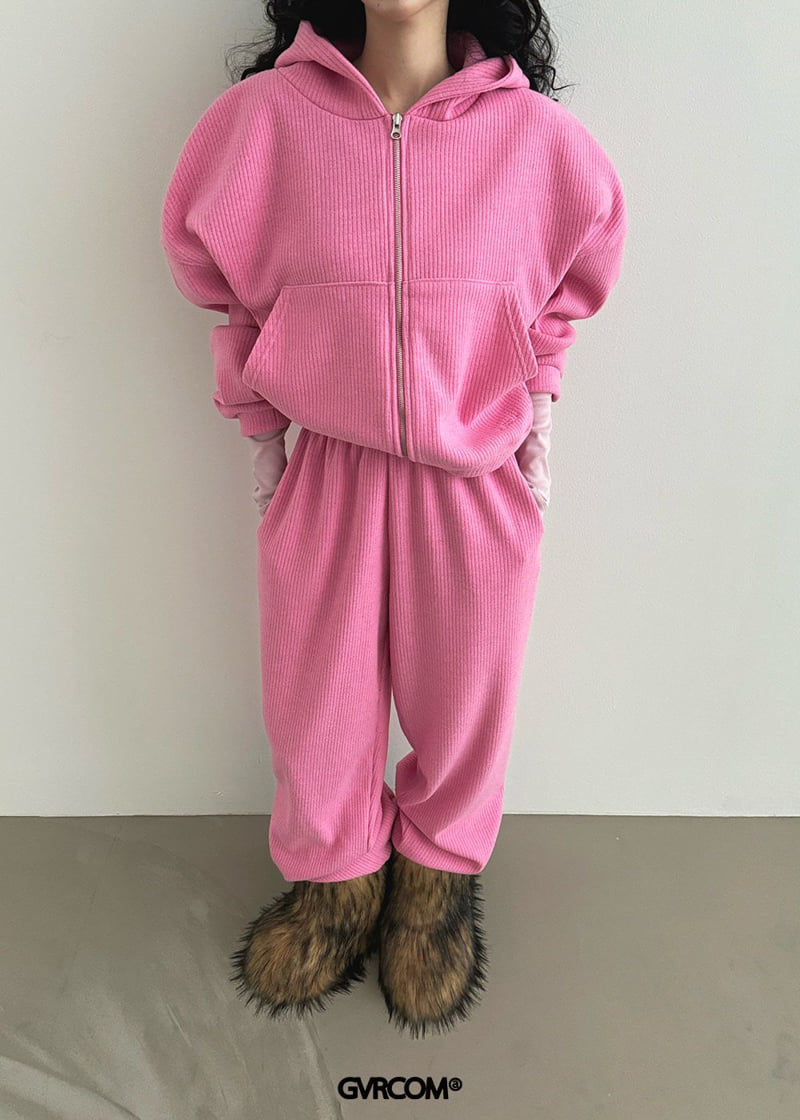 Gavara Market - Korean Women Fashion - #momslook - Bronze Knit Hood Zip-up Jacket - 6